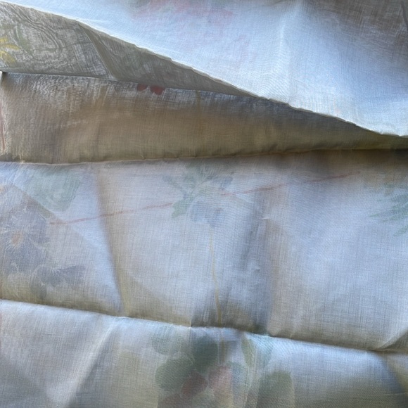 Vintage organdy (ca 1950's) gray fabric remnant, 38” wide, 1 yard - Picture 4 of 4